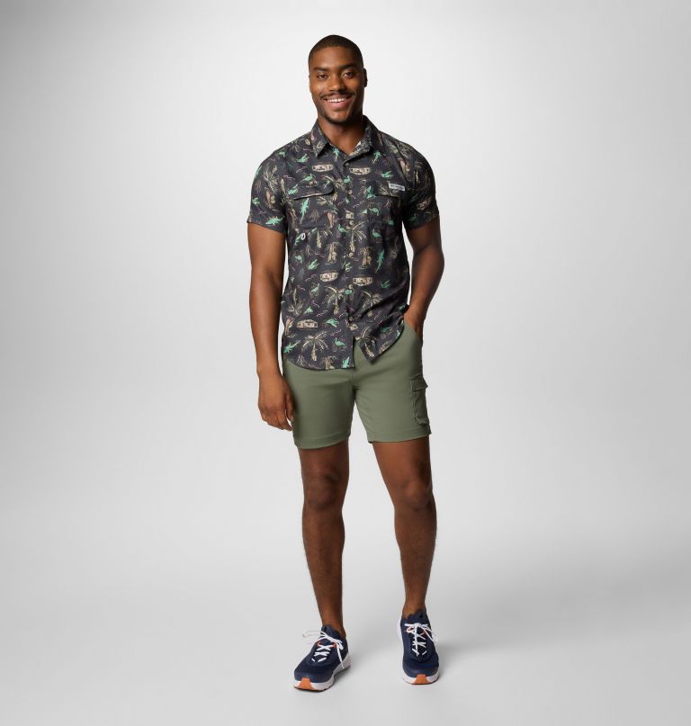 メンズ pfg アンチャーテッド プリント 半袖シャツ