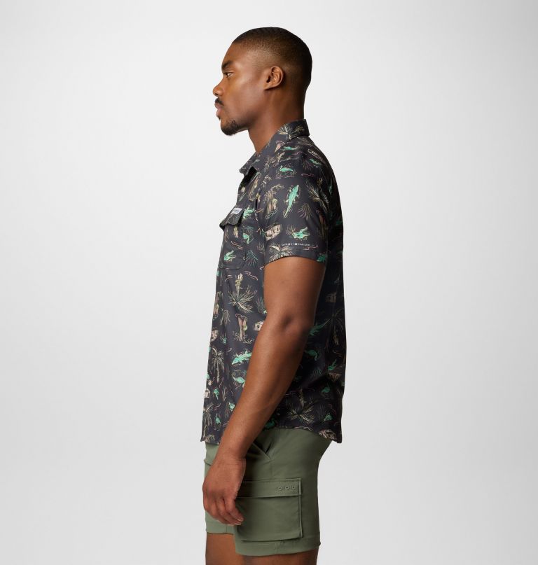 メンズ pfg アンチャーテッド プリント 半袖シャツ