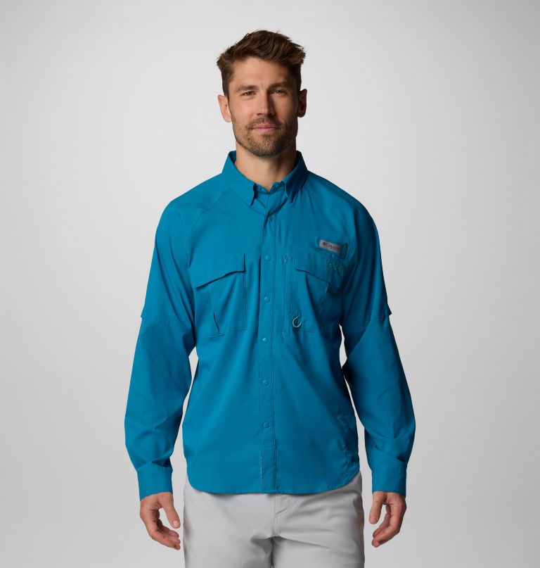 メンズ pfg シャドウキャスター ゼロ ロングスリーブシャツ