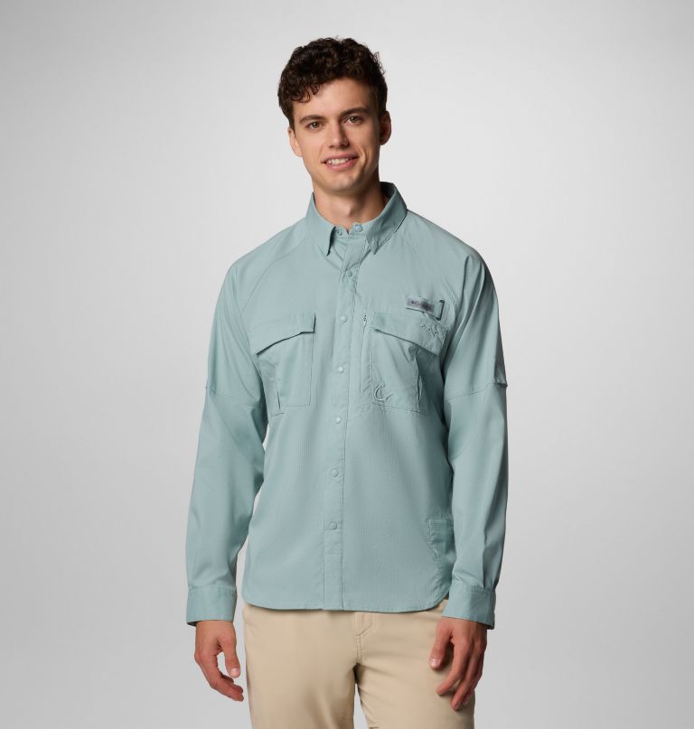 メンズ pfg シャドウキャスター ゼロ ロングスリーブシャツ