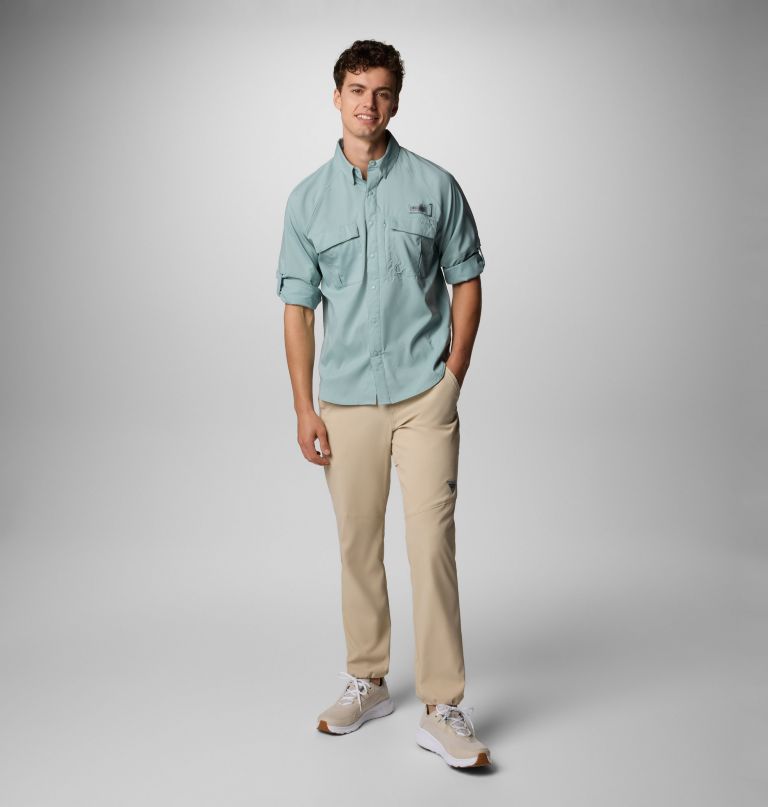 メンズ pfg シャドウキャスター ゼロ ロングスリーブシャツ