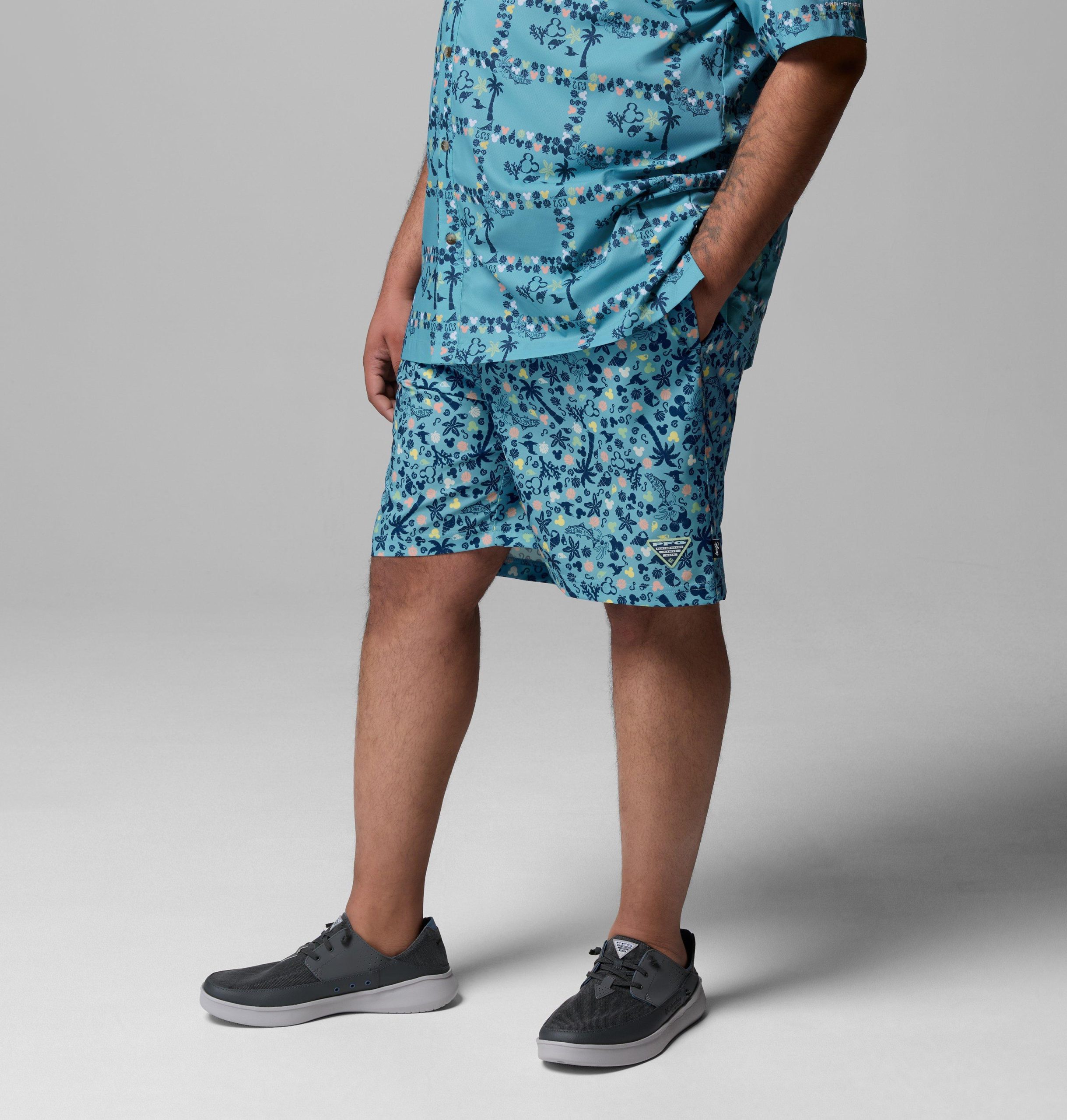 メンズ csc x disney pfg ランブラー ウォーターショーツ – ビッグ