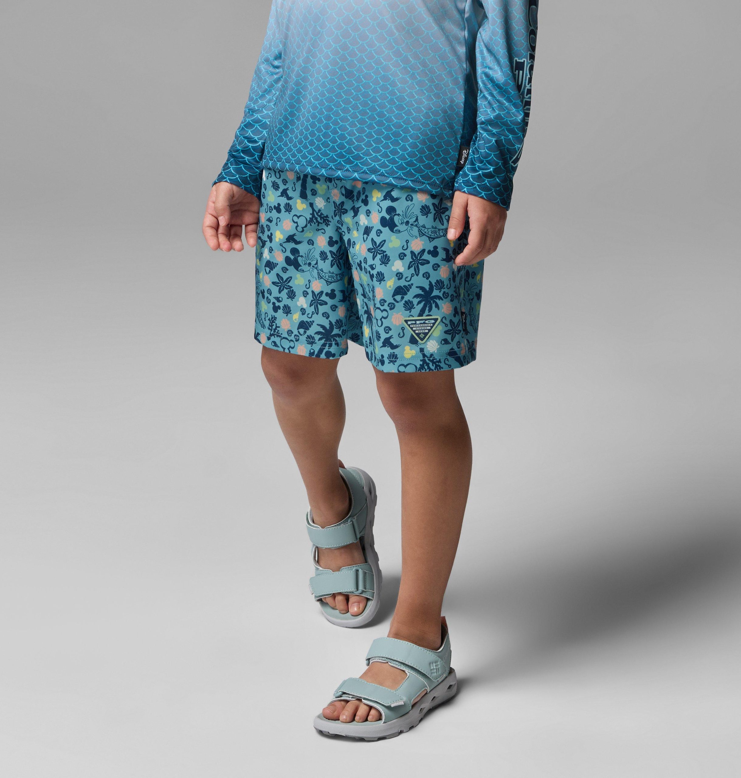 キッズ用 csc x disney pfg ランブラー ウォーターショーツ