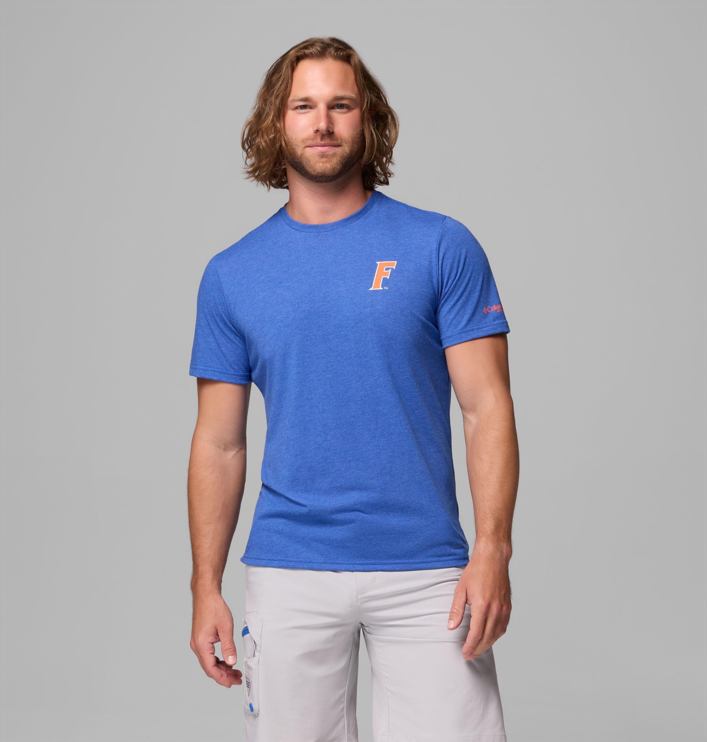 メンズ カレッジ pfg 半袖シャツ - フロリダ