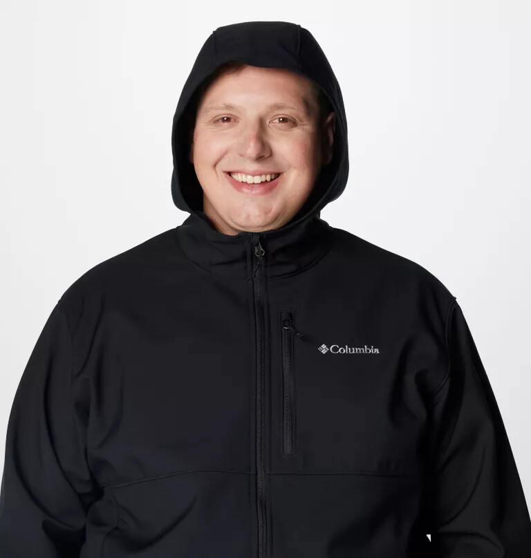 メンズ ascender ii フード付きソフトシェルジャケット - ビッグサイズ