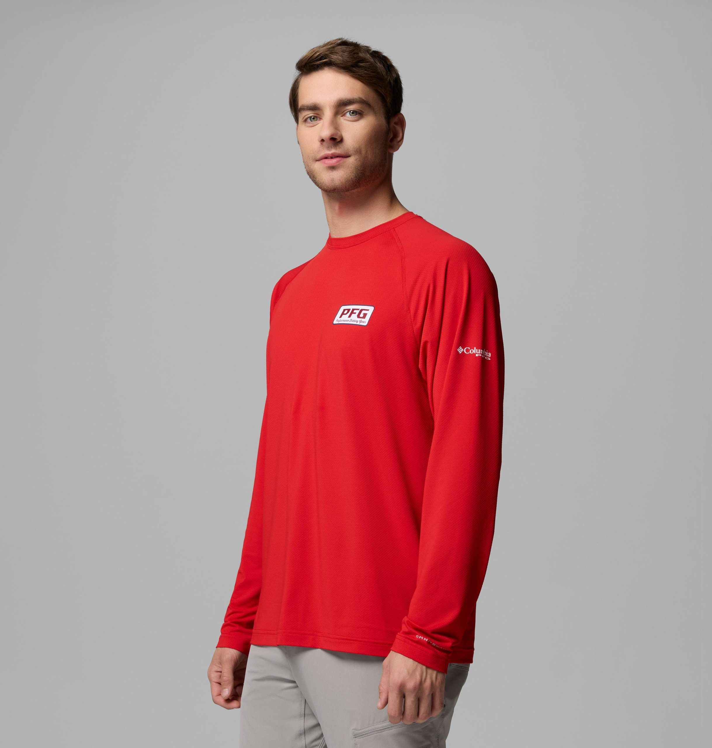 メンズ pfg ソーラーストリーム ii グラフィック長袖シャツ