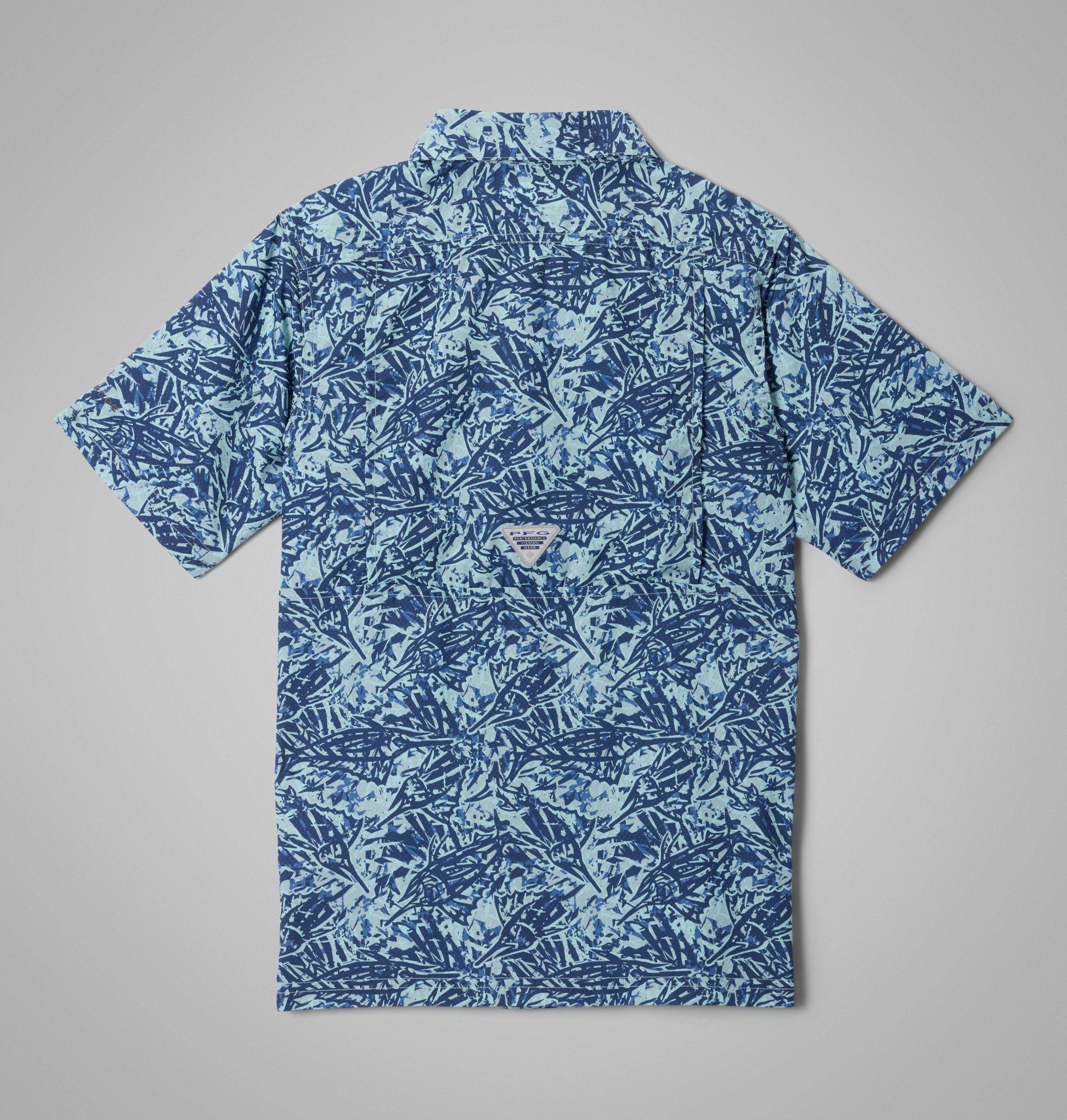 男の子用 pfg スーパーブルーフィンウィンズキャンプシャツ