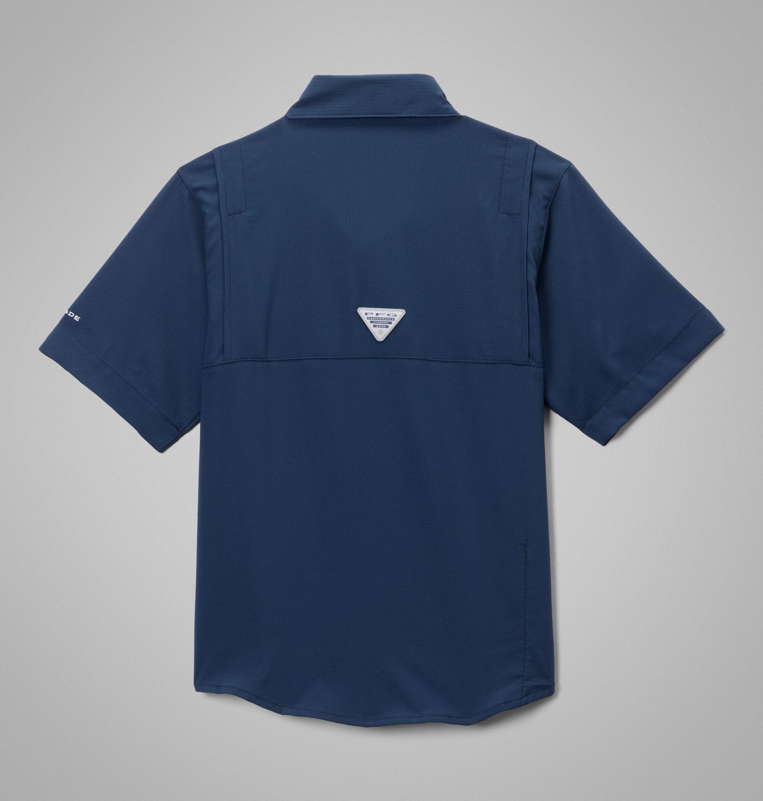 キッズ用カレッジシャツ pfg タミアミ 半袖シャツ - オーバーン