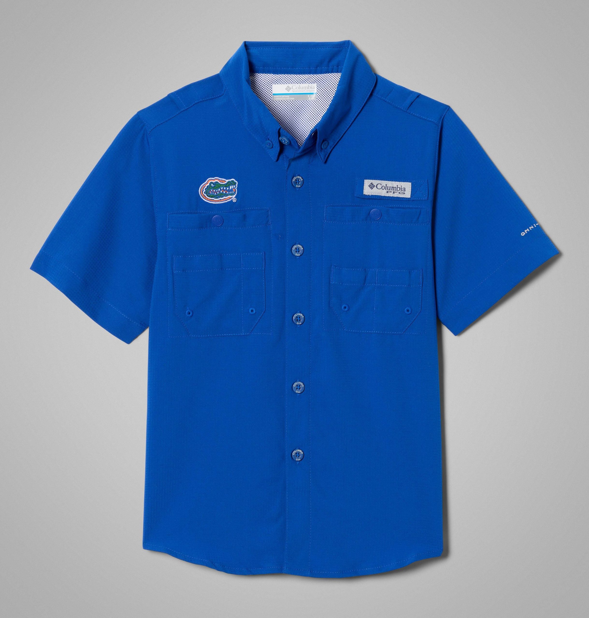 キッズ用カレッジシャツ pfg タミアミ 半袖シャツ - フロリダ