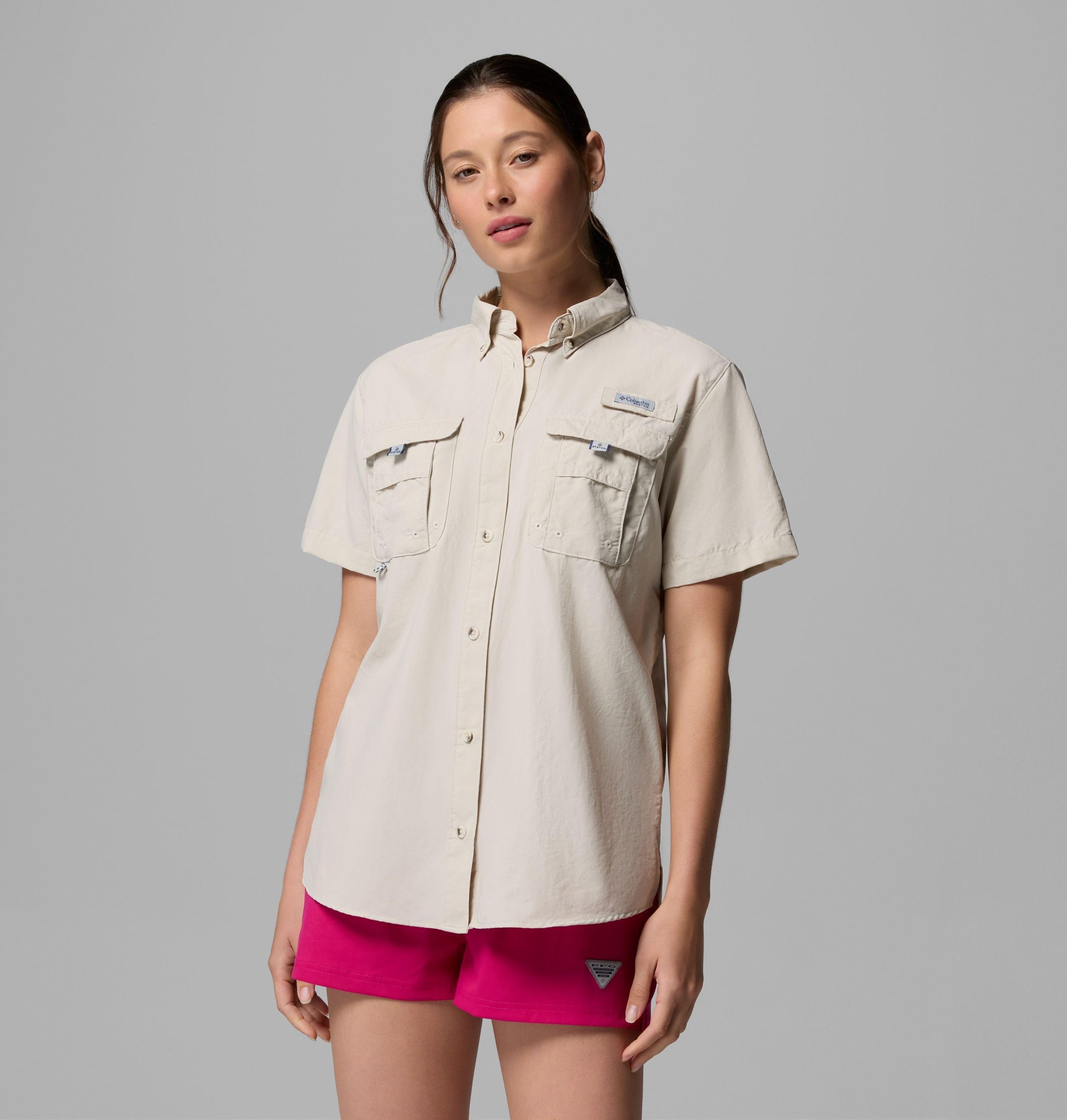 レディース pfg バハマ ii 半袖シャツ