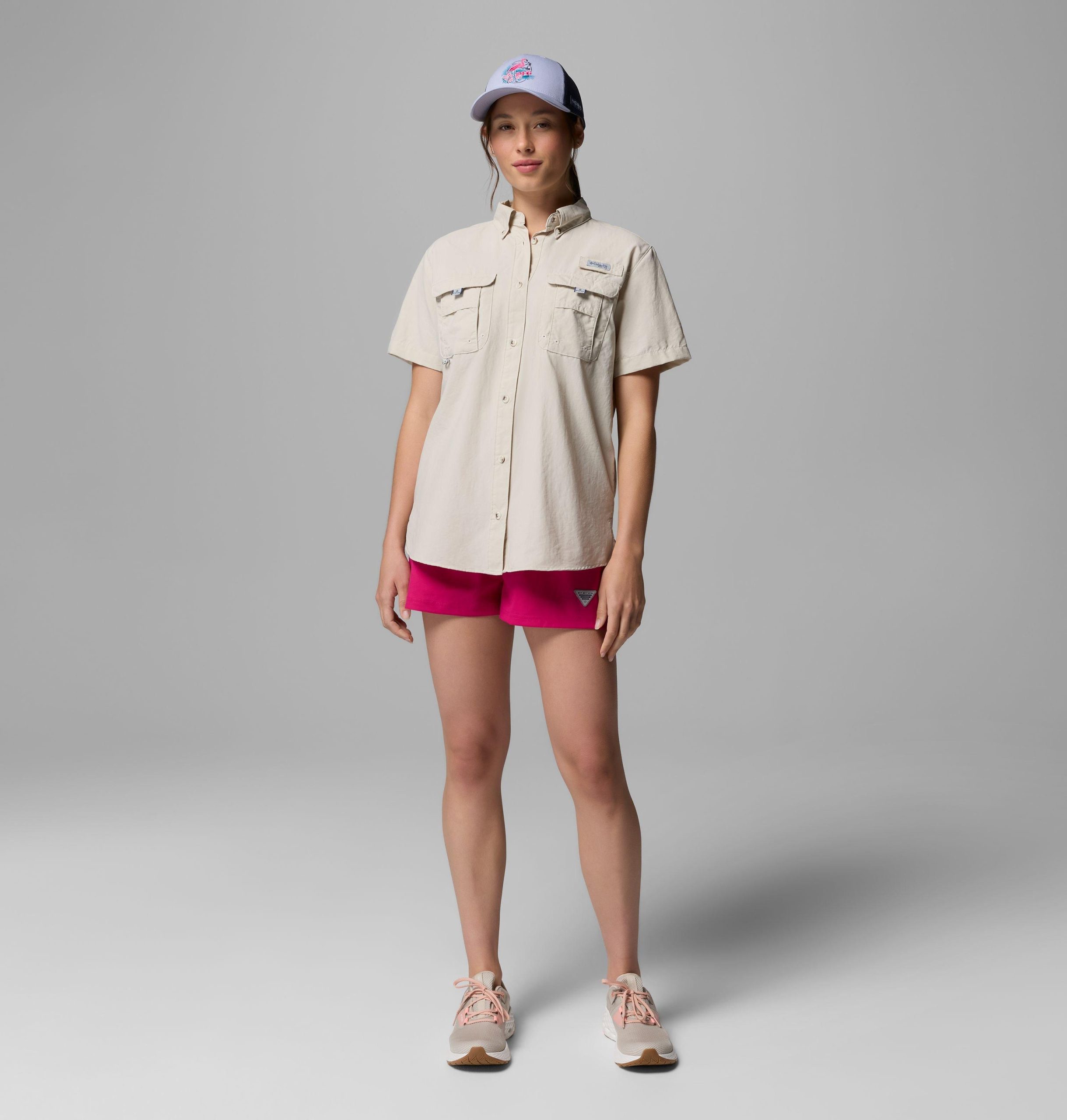 レディース pfg バハマ ii 半袖シャツ
