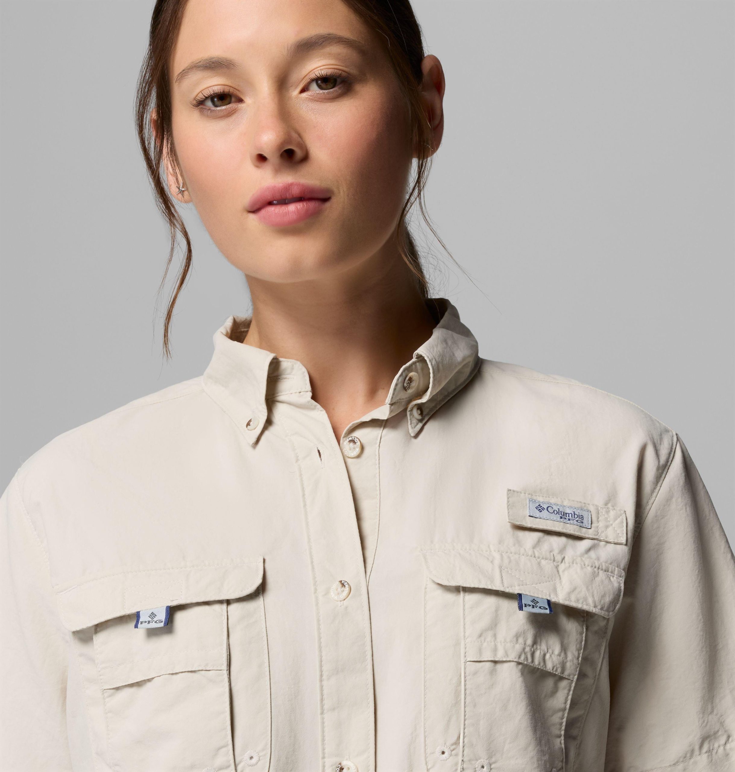 レディース pfg バハマ ii 半袖シャツ