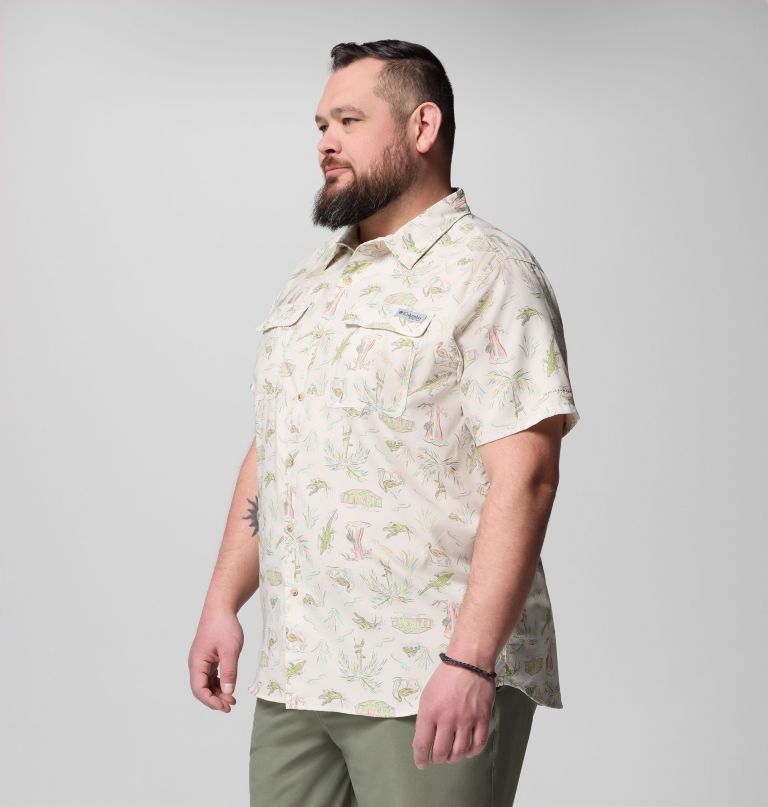 メンズ pfg アンチャーテッド プリント 半袖シャツ - ビッグサイズ