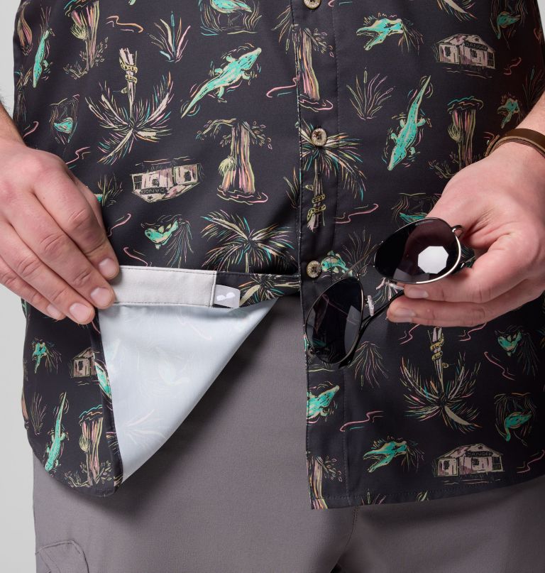 メンズ pfg アンチャーテッド プリント 半袖シャツ - ビッグサイズ