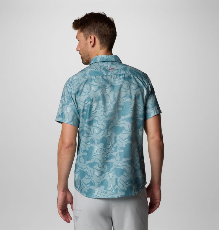 メンズ pfg アンチャーテッド プリント 半袖シャツ - トール