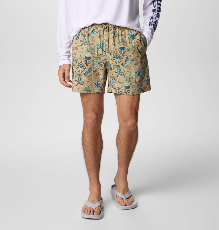 メンズ pfg ランブラー プリント ウォーターショーツ