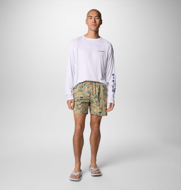 メンズ pfg ランブラー プリント ウォーターショーツ