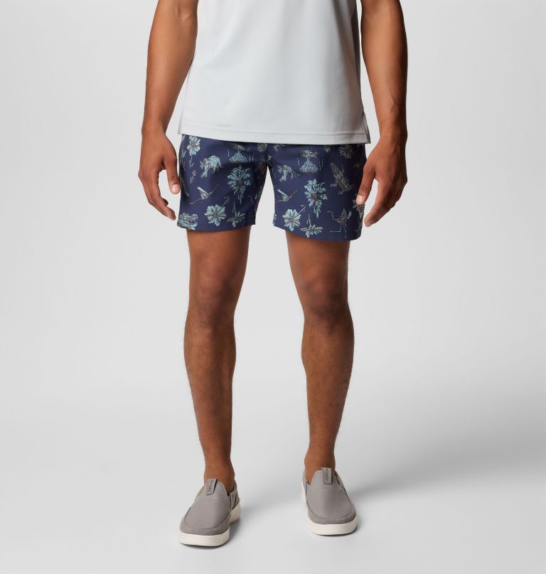 メンズ pfg ランブラー プリント ウォーターショーツ
