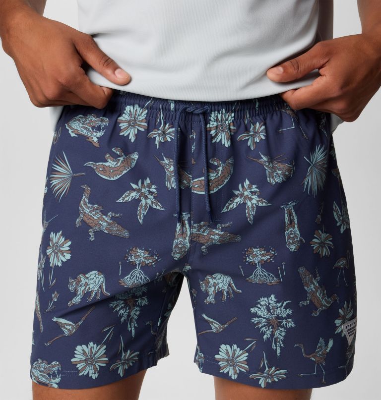 メンズ pfg ランブラー プリント ウォーターショーツ