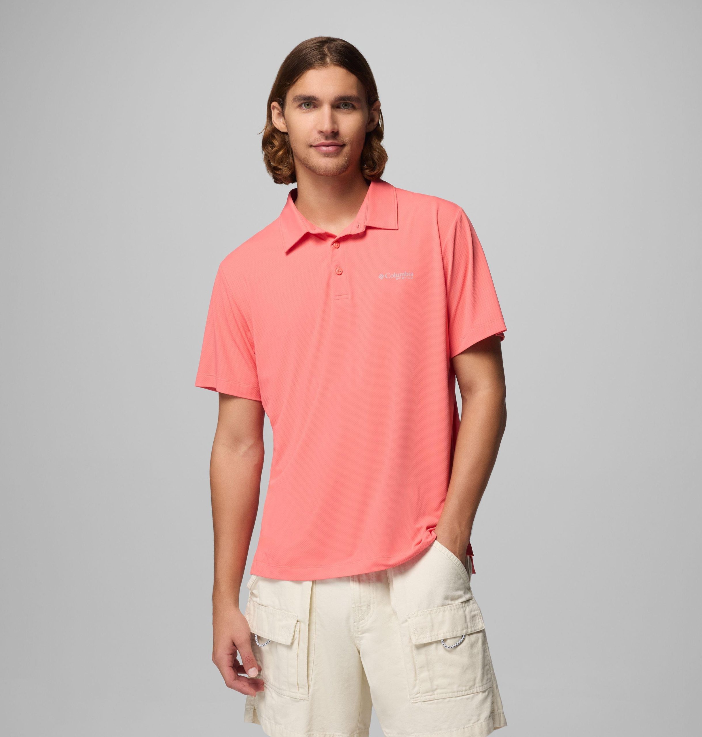 メンズ pfg ソーラーストリーム ii ポロシャツ