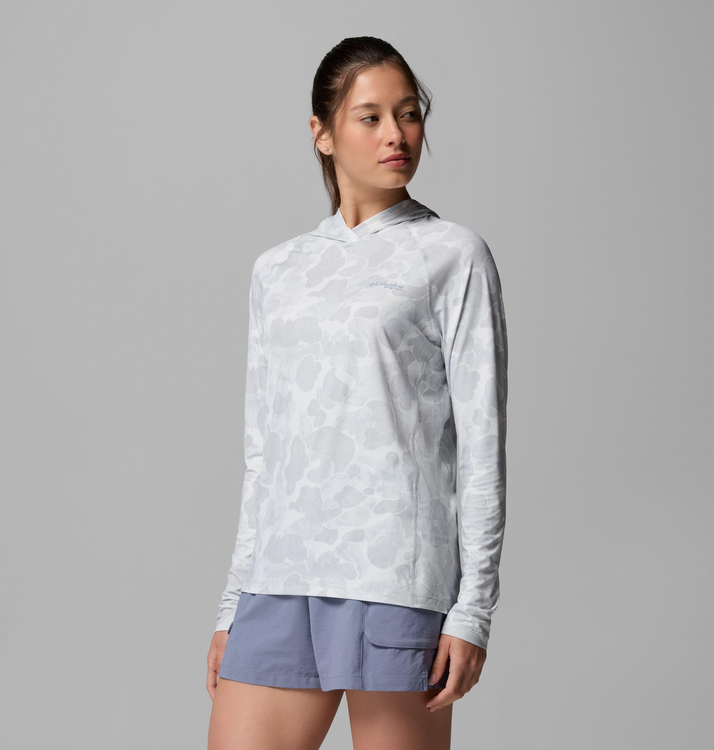 レディース pfg スーパーソーラーストリームii パーカー