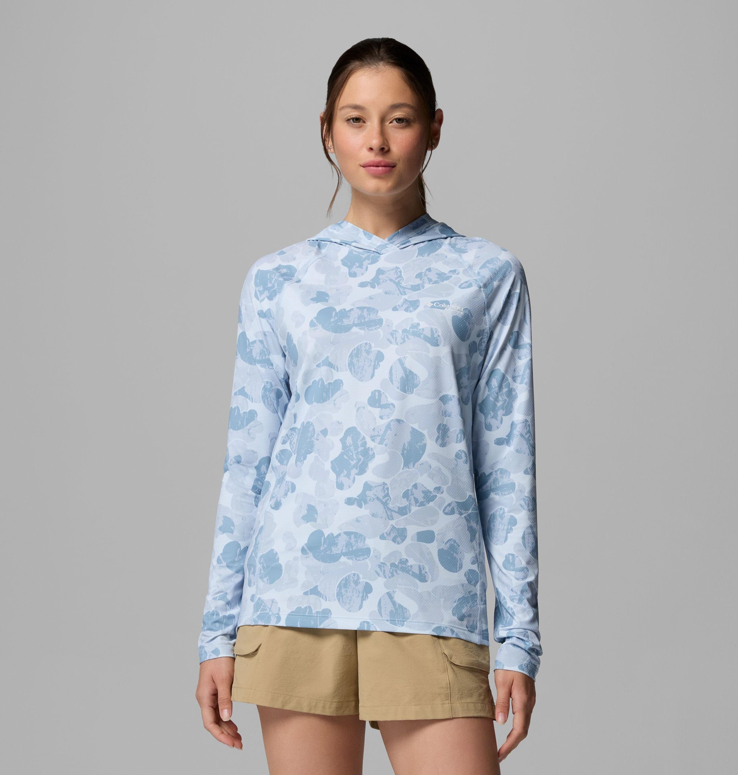 レディース pfg スーパーソーラーストリームii パーカー