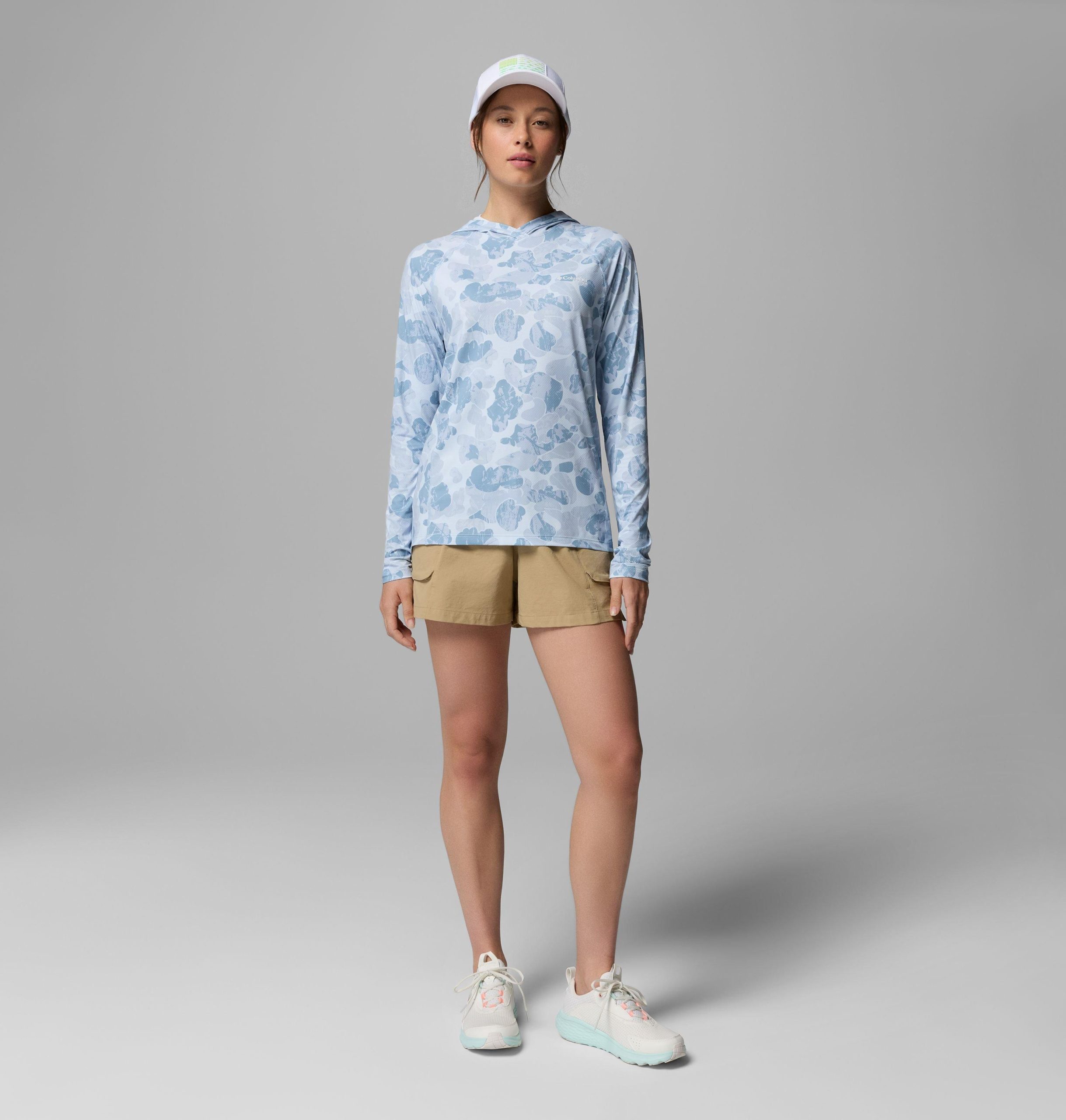 レディース pfg スーパーソーラーストリームii パーカー