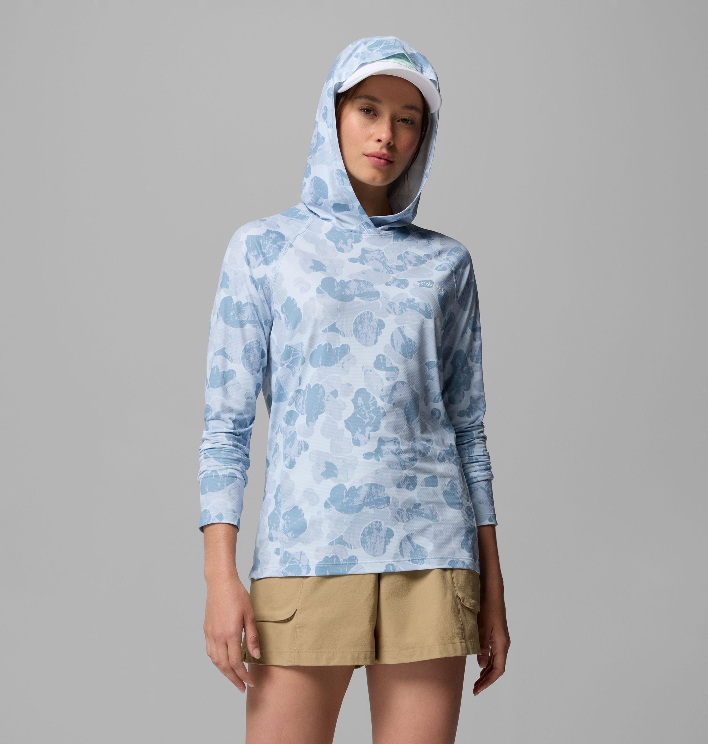 レディース pfg スーパーソーラーストリームii パーカー
