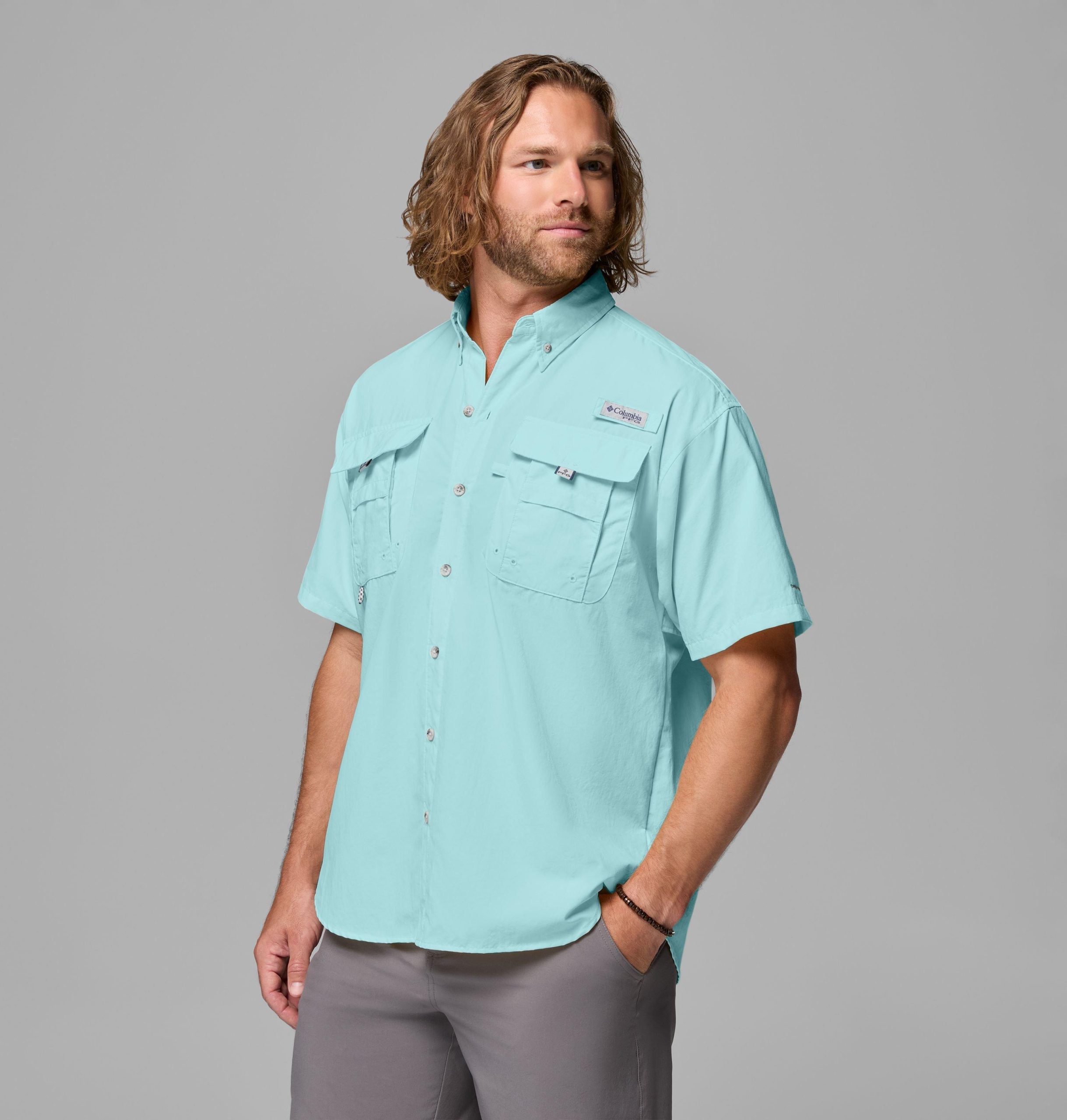 メンズ pfg バハマ ii 半袖シャツ