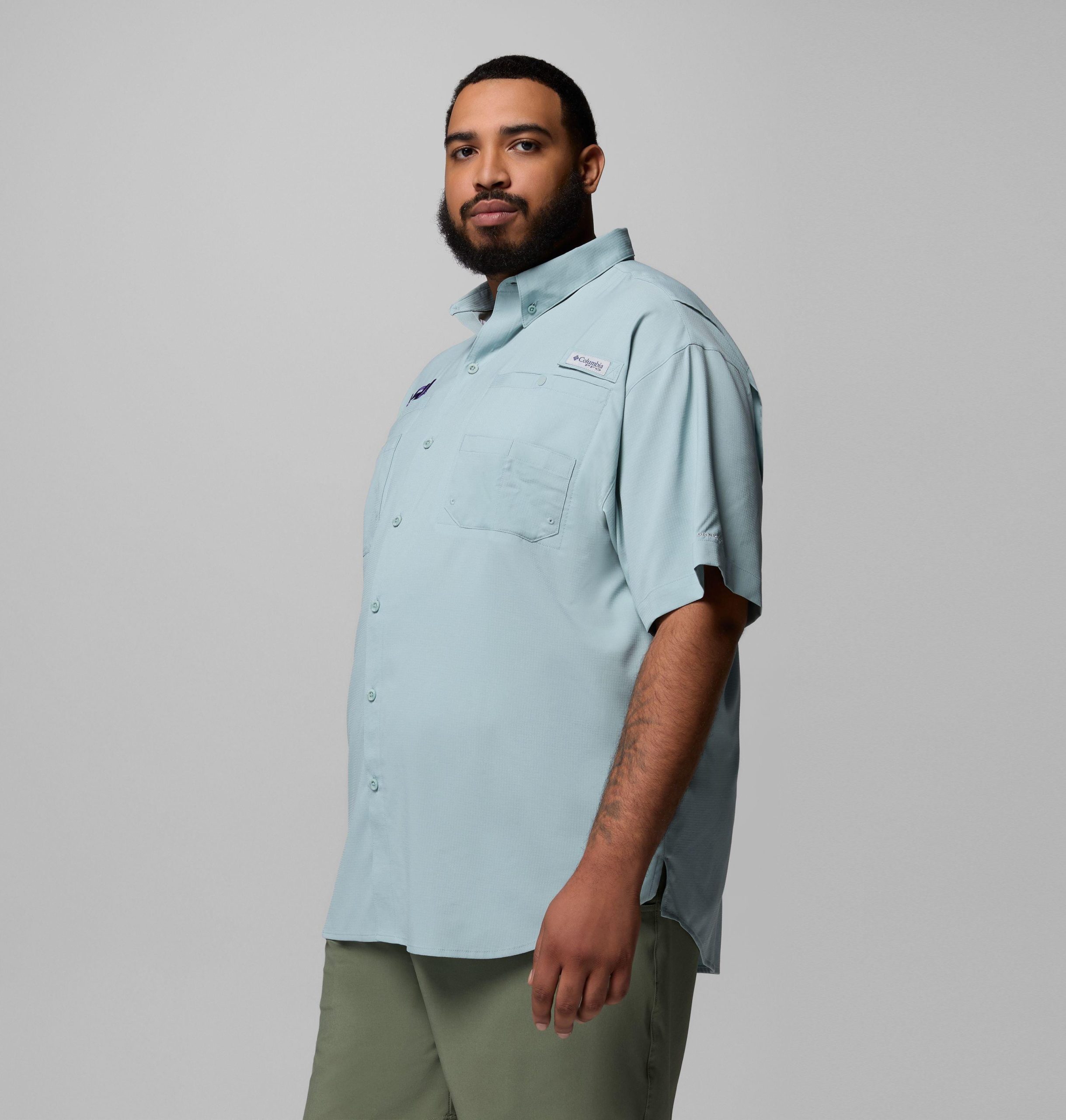 メンズ カレッジ pfg タミアミ 半袖シャツ - ビッグサイズ - lsu