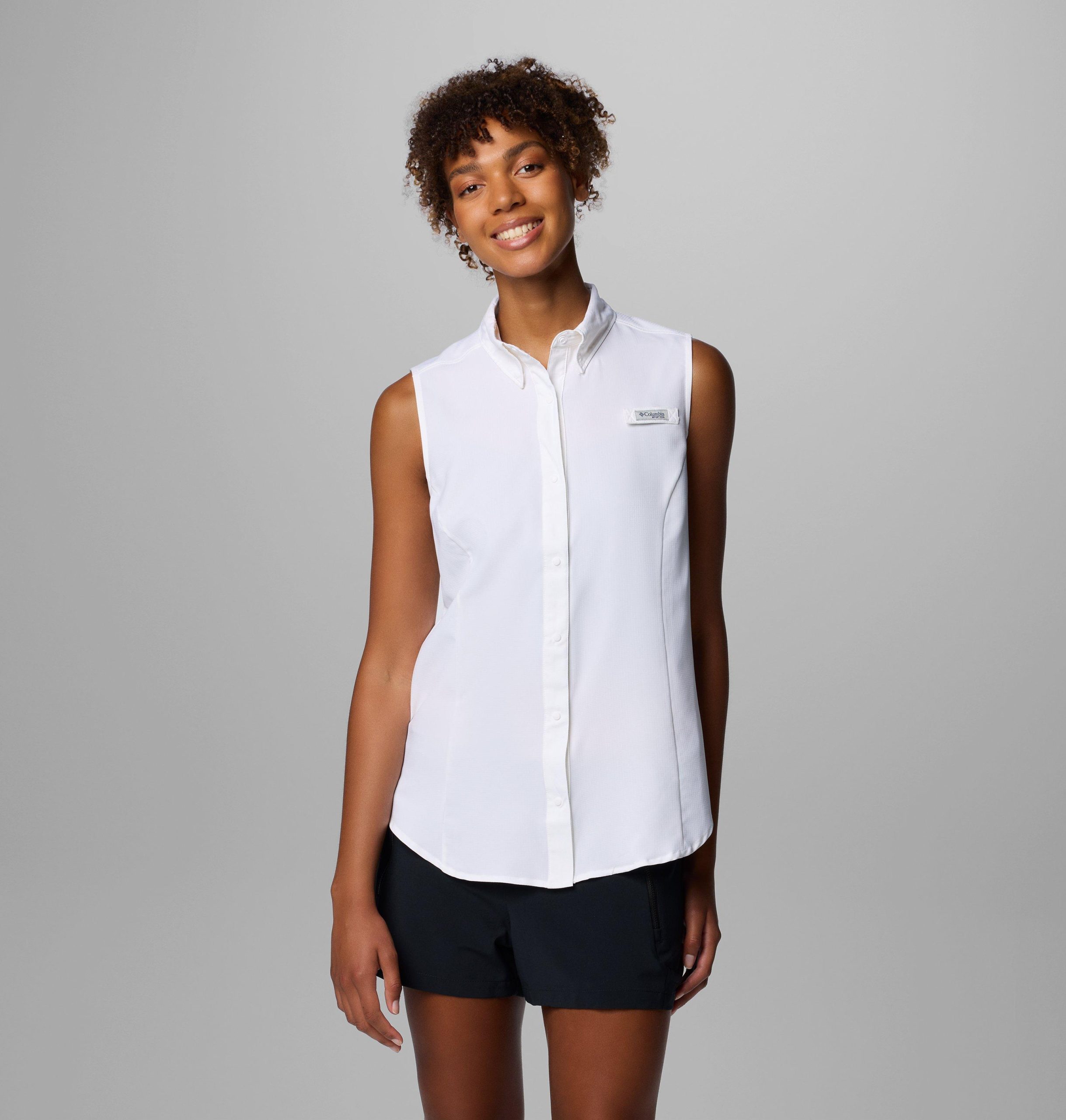 レディース pfg タミアミ ノースリーブシャツ