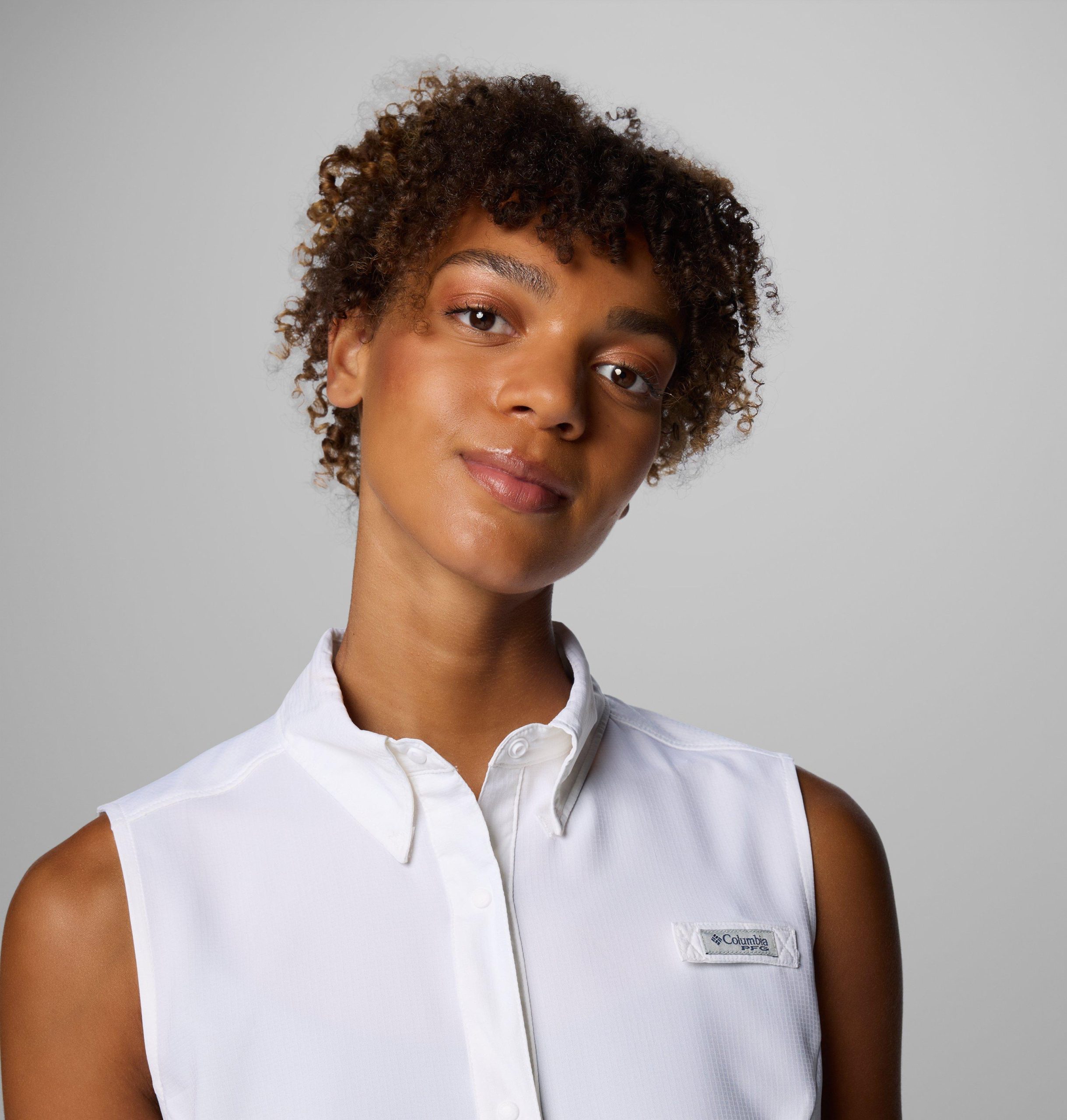 レディース pfg タミアミ ノースリーブシャツ