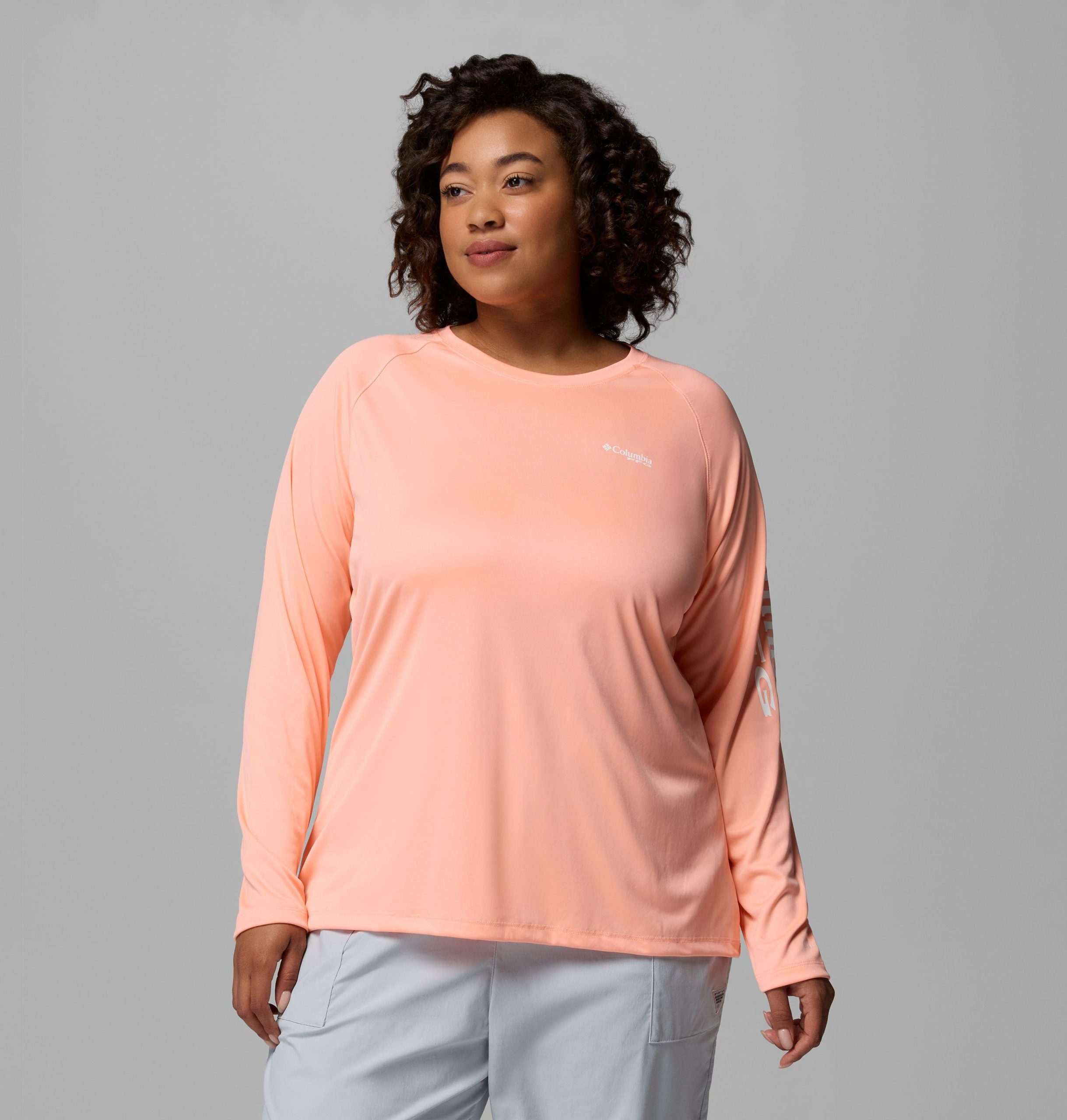 レディース pfg タイダルtシャツ ii 長袖シャツ - プラスサイズ
