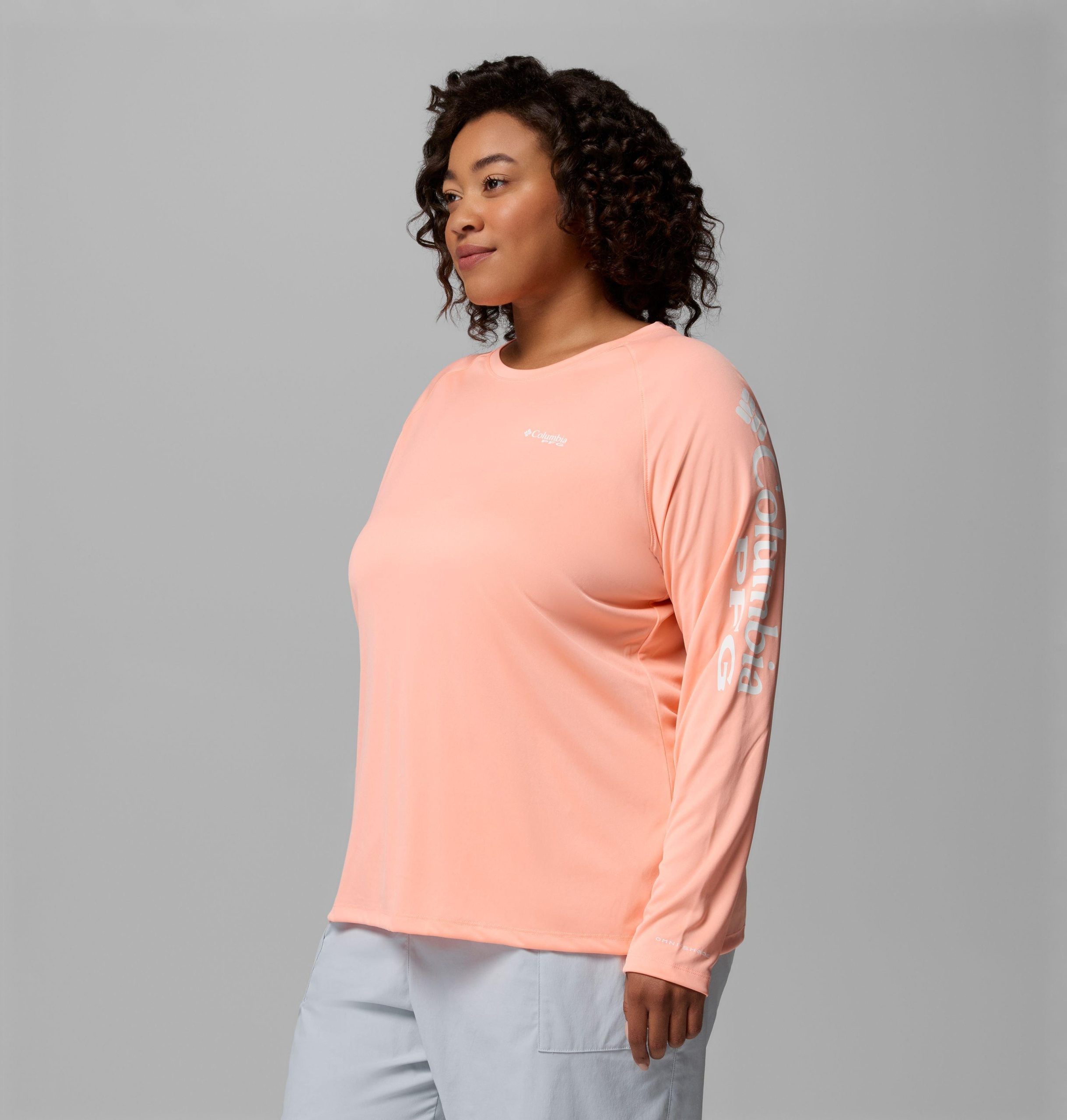 レディース pfg タイダルtシャツ ii 長袖シャツ - プラスサイズ
