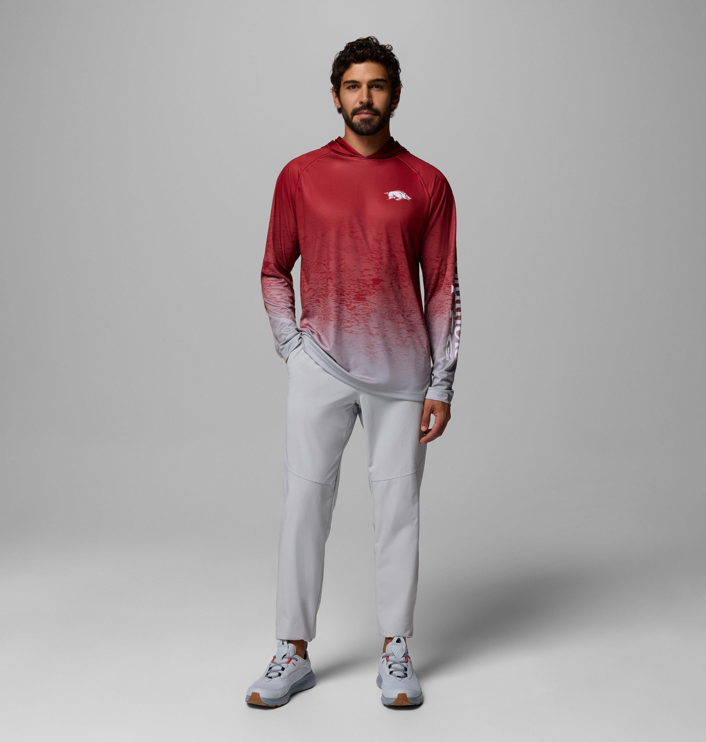 メンズ カレッジ pfg スーパーターミナルタックル フーディー - アーカンソー