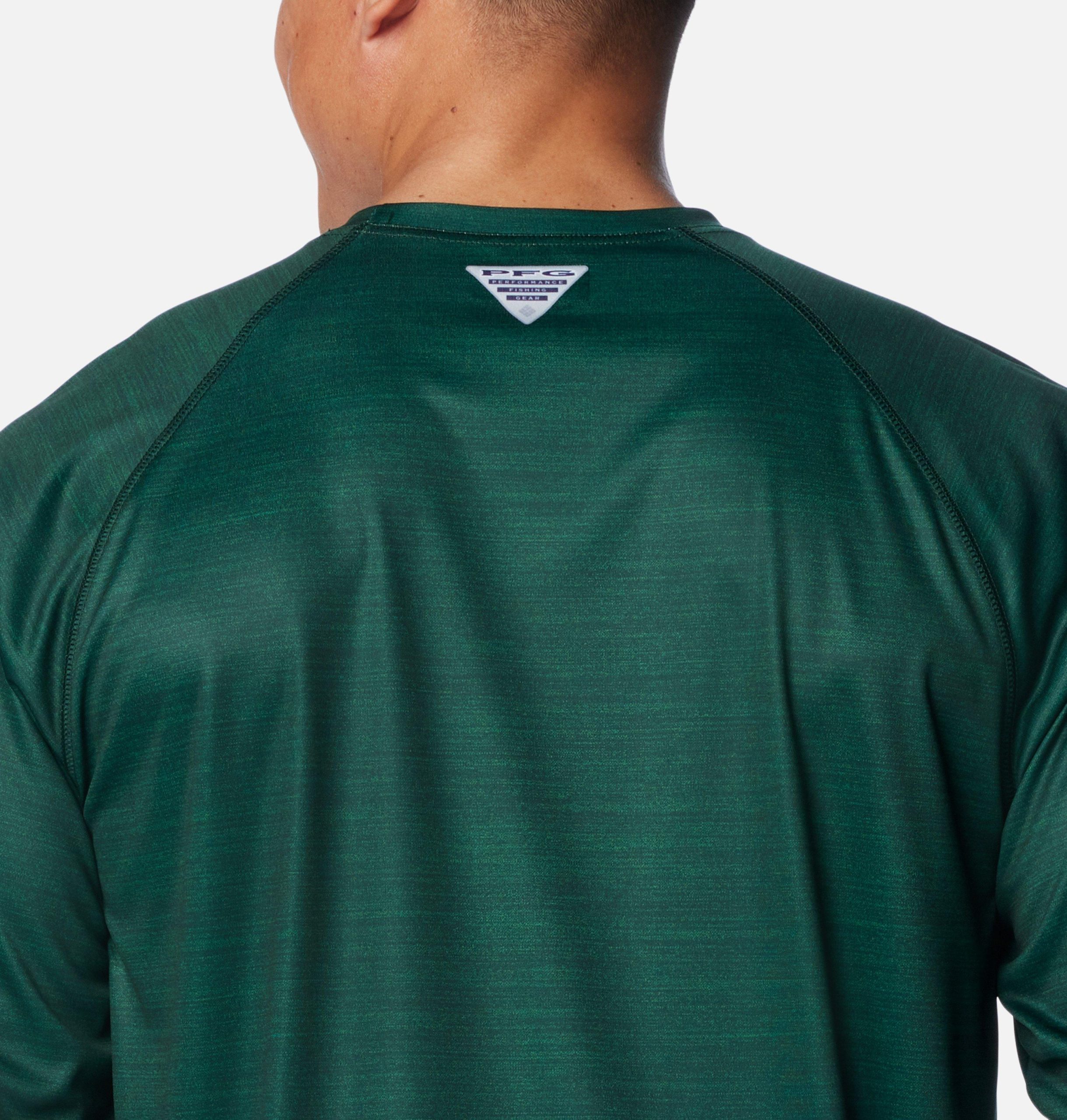 メンズ カレッジ pfg ターミナルタックル ヘザー 長袖シャツ - ミシガン州立大学