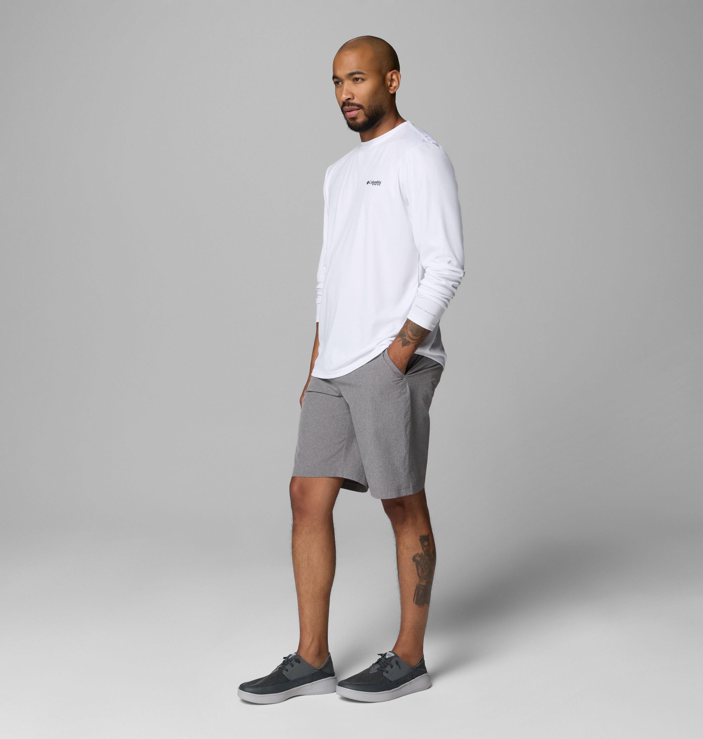 メンズ ターミナルタックル pfg フィッシュシャイン ii 長袖シャツ