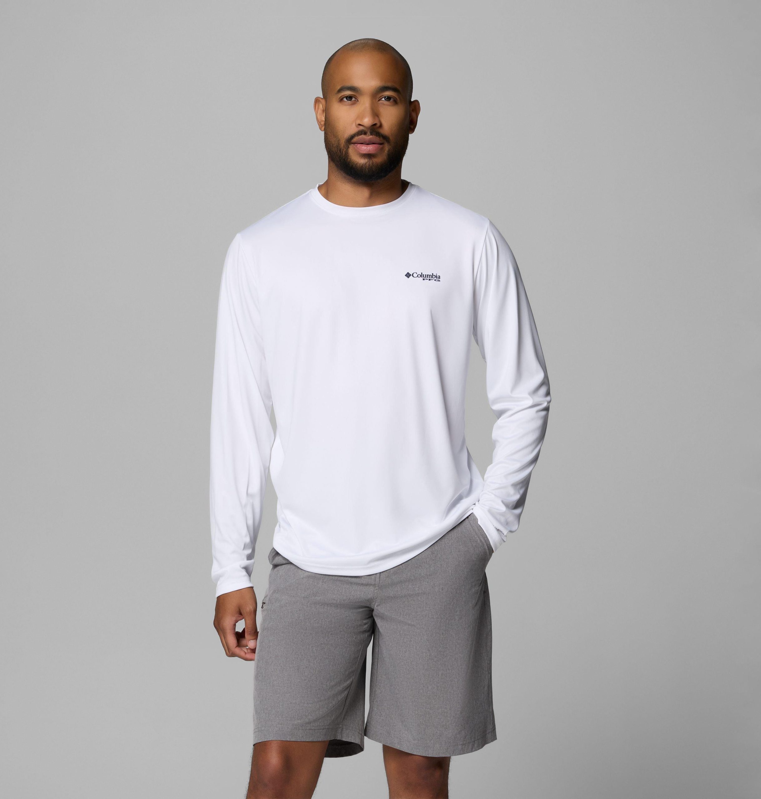 メンズ ターミナルタックル pfg フィッシュシャイン ii 長袖シャツ