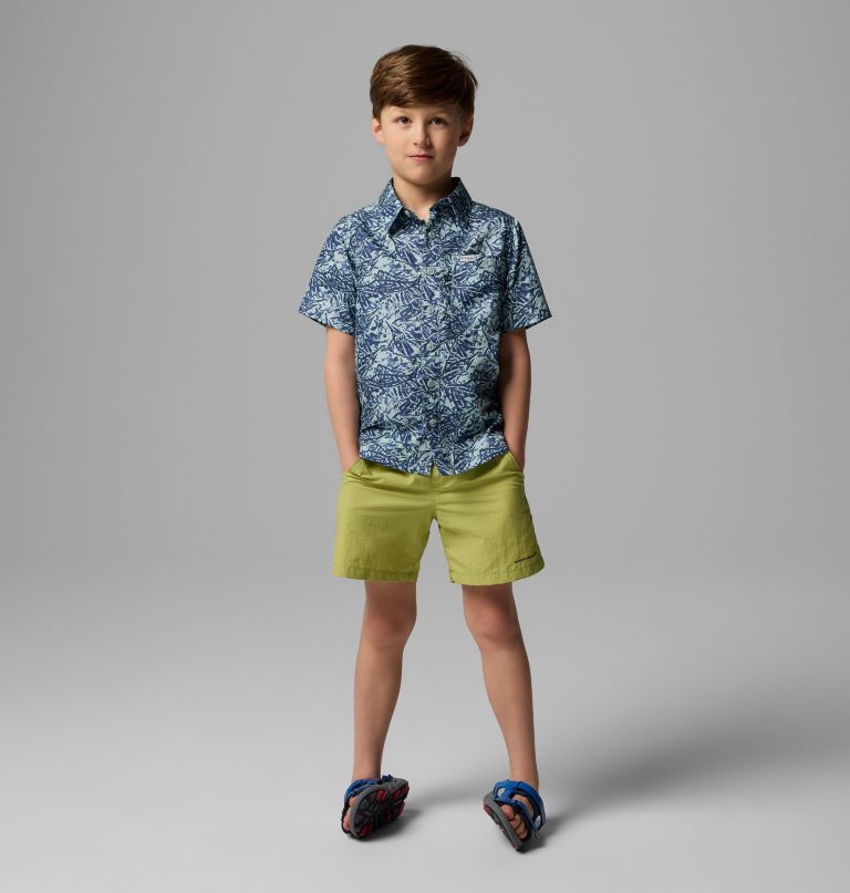 ボーイズ pfg スーパースラックタイド 半袖キャンプシャツ