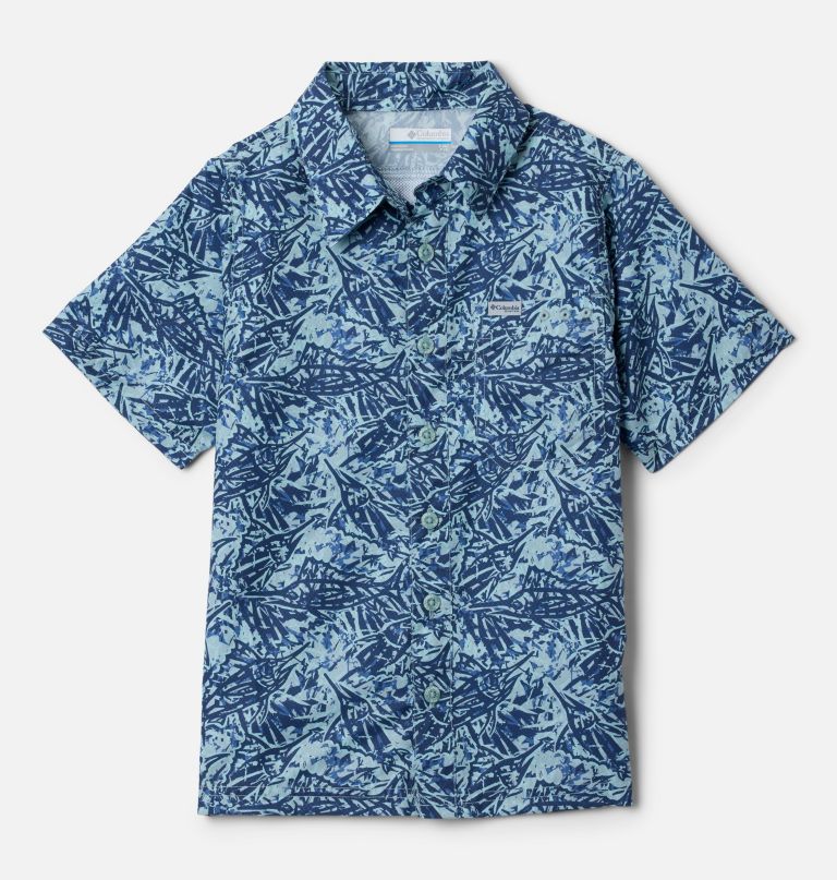 ボーイズ pfg スーパースラックタイド 半袖キャンプシャツ