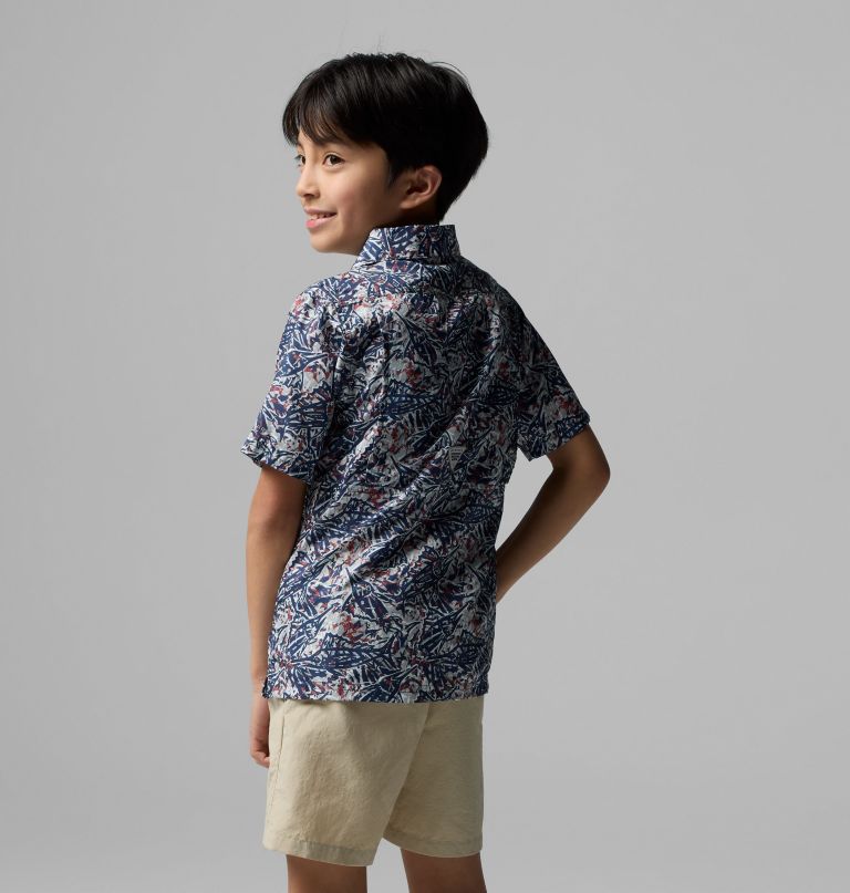 ボーイズ pfg スーパースラックタイド 半袖キャンプシャツ