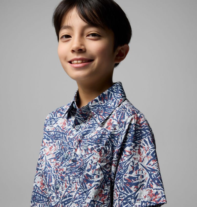 ボーイズ pfg スーパースラックタイド 半袖キャンプシャツ