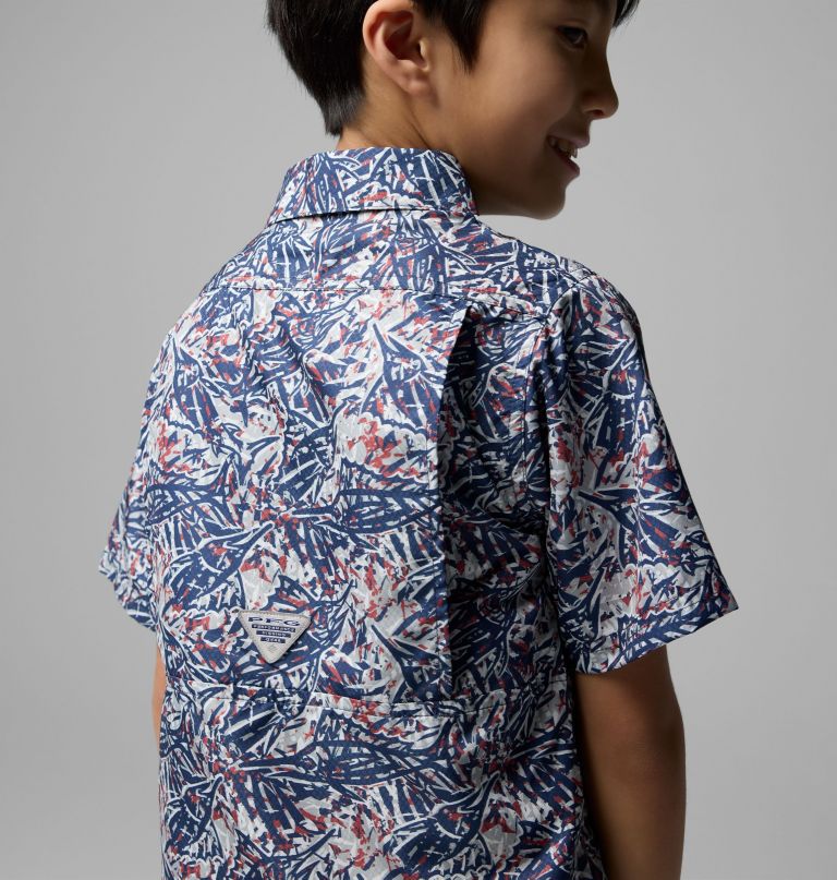 ボーイズ pfg スーパースラックタイド 半袖キャンプシャツ