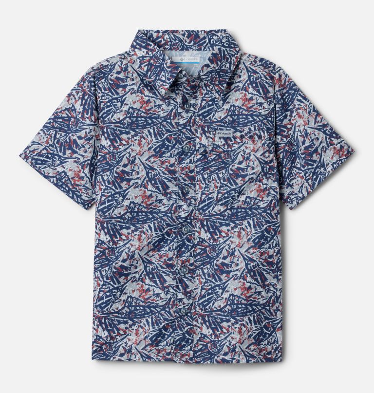 ボーイズ pfg スーパースラックタイド 半袖キャンプシャツ